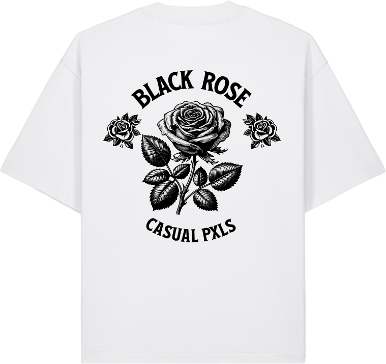 T-Shirt Black Rose